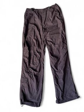 Garage Womens Lightweight Cargo Pants in Dark Brown